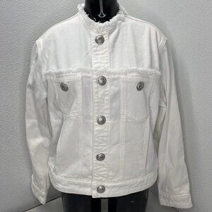 Zadig & Voltaire “Kaely” Destroy Denim Jacket – Size S (NWT)